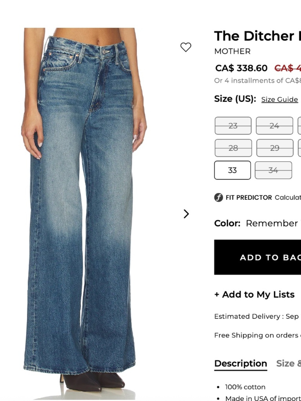 Mother - The ditcher Roller Sneak Jeans